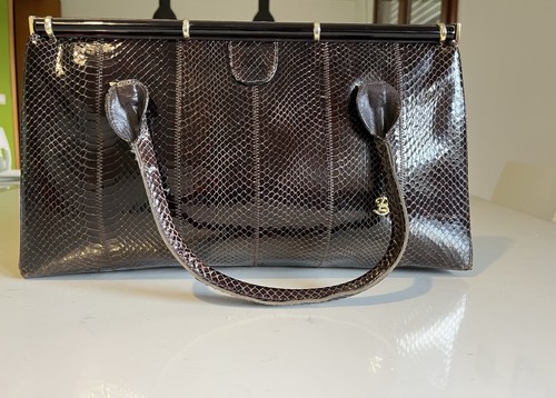 Borsa pochette vera pelle - pochette, in
