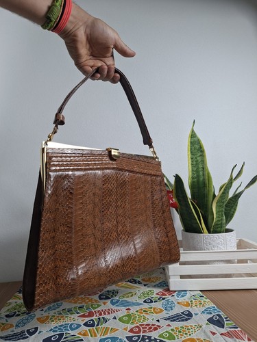 Vintage borsa vera pelle - vintage,