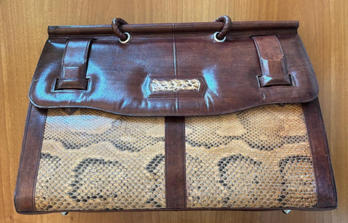 Borsa vera pelle di - in,