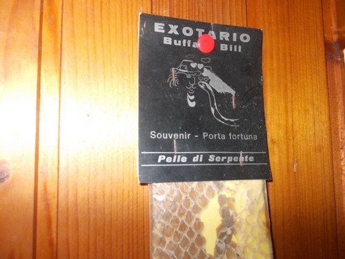 Pelle serpente vera - di,
